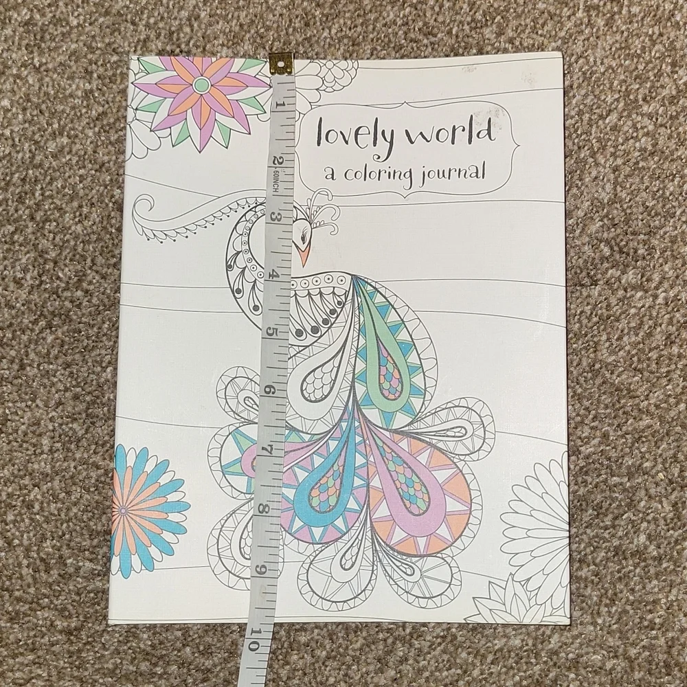 Lovely world a coloring journal